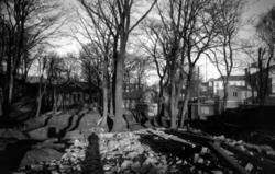 Arbeidet med den første gaten som går tvers gjennom Nerparke