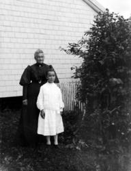 På bilde ser vi Gunhilde Helene Haagine Berner, som var gift