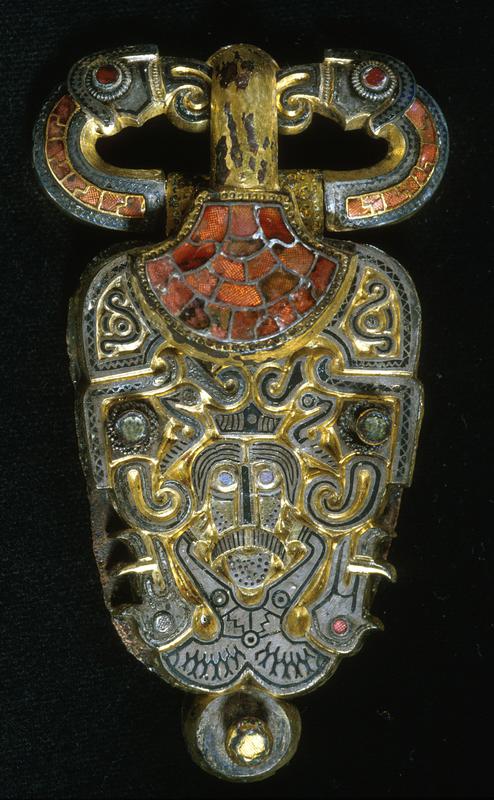 Ornated belt buckle from the Iron Age.