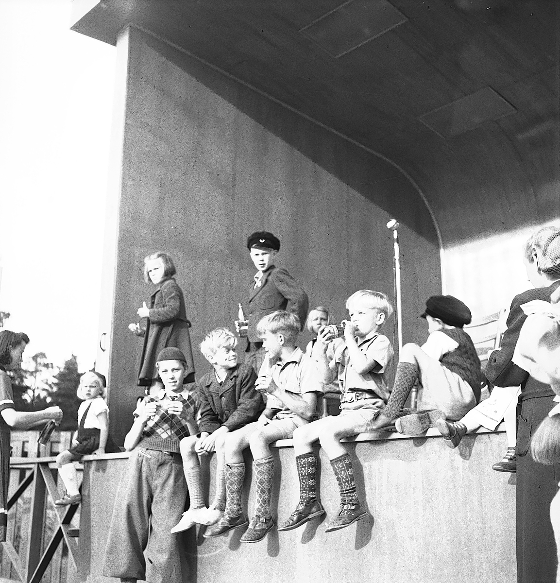 Konsum Alfa. Festen i Folkparken, den 25 Augusti 1943.

