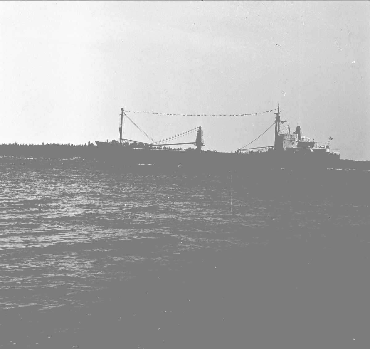 Fartygsleverans, den 12 juni 1965 på Gävle Varv. M/S Fauna. Troligtvis levererades fartyget från Gävle till Mariehamn på Åland.
