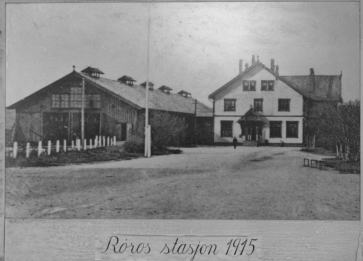 Røros jernbanestasjon 1915