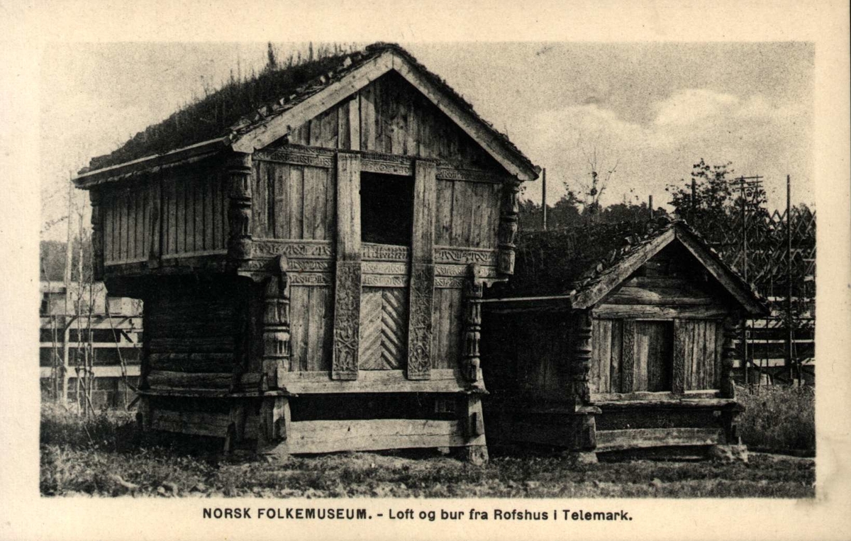 Postkort, Telemarkstunet, NF.