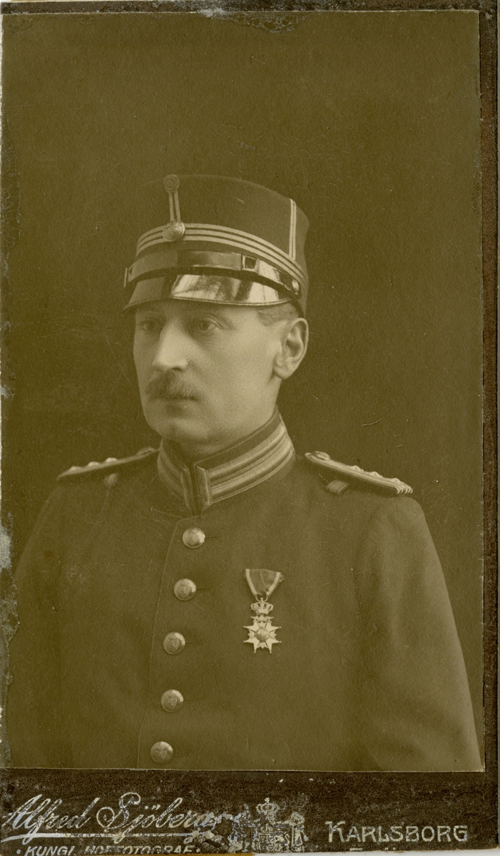 Porträtt av Rolf Herman Söderberg, major vid Hälsinge regemente I 14.