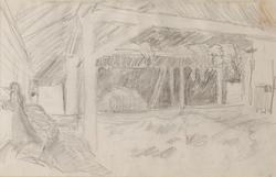 Eventyrstund på låven [Tegning]