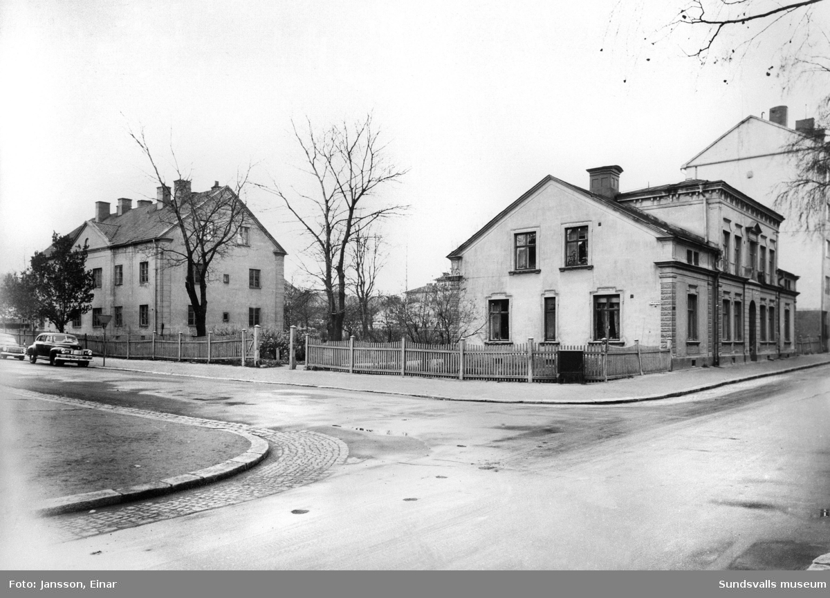 Borgarhemmet byggt på initiativ från Sundsvalls Stads Fabriks- och Hantverksförening, färdigt 1902 rivet omkr 1948.