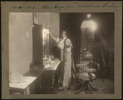 Ragna Wettergreen i sin garderobe på Fahlstrøms Theater.