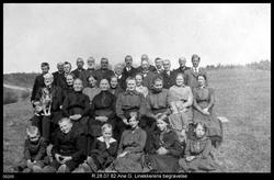 Ane G. Linækkerens begravelse. Venabygd i Ringebu