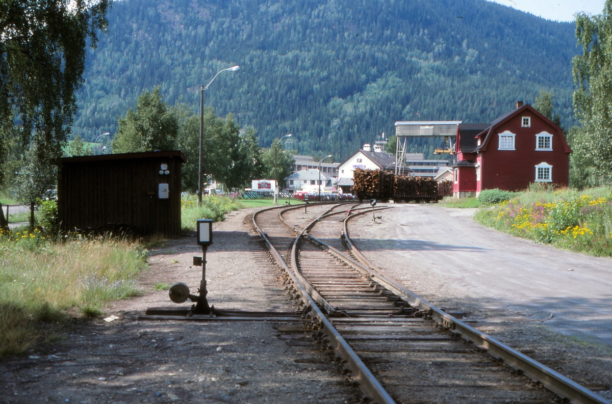 Innkjørsporvekselen på Fagernes stasjon. - Museene i Akershus ...