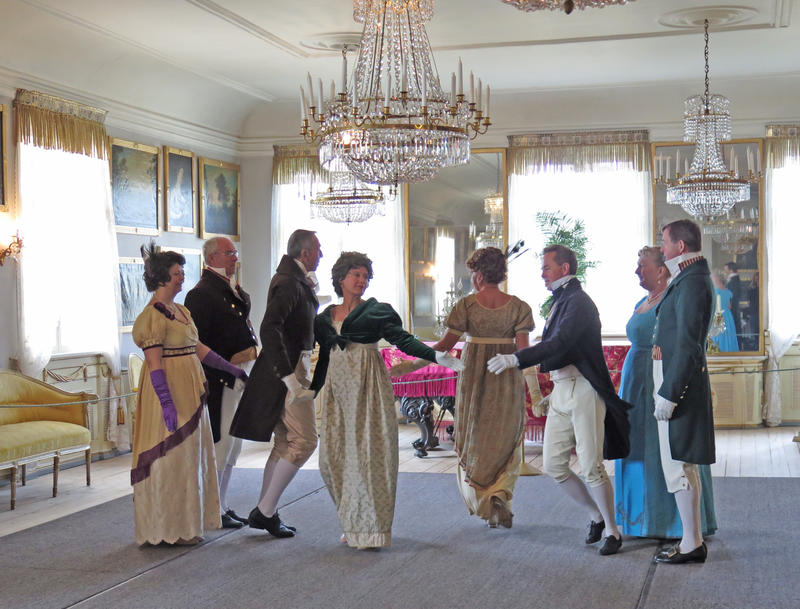 Historisk dans på Bogstad Gård. Foto: Hilde Løwe