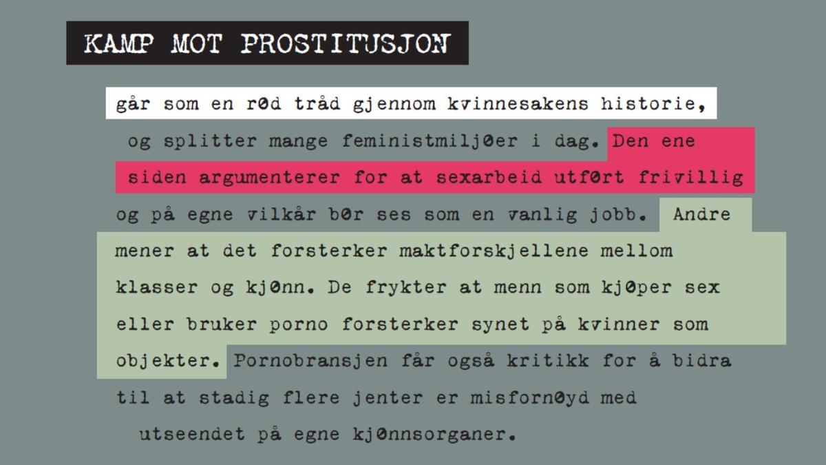 Lysbilde - prostitusjon (Foto/Photo)