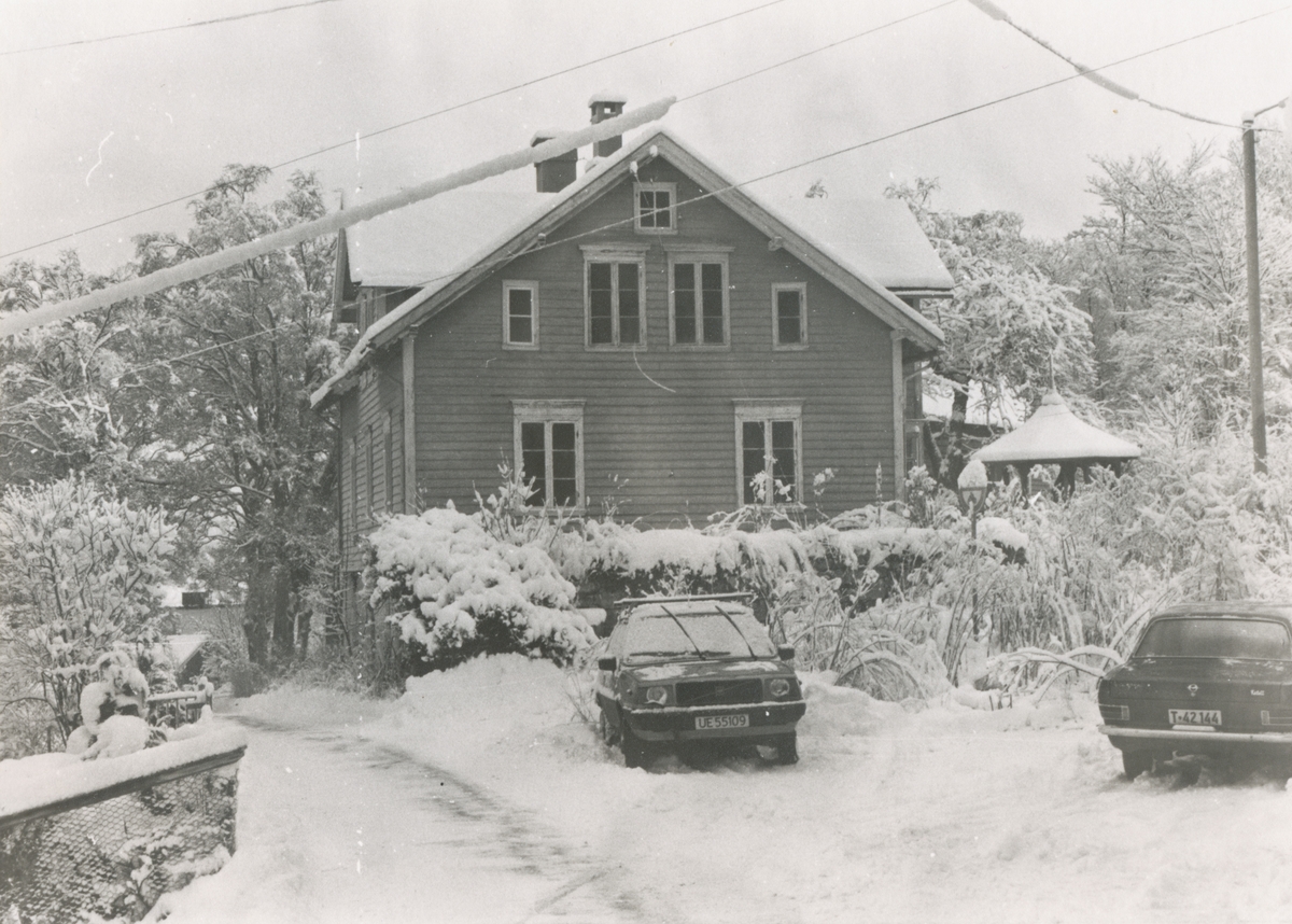 Dokumentasjonsbilder i serie av Hamrevillaen på Skuggen, Nørvasund.