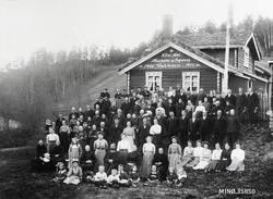 Gruppebilde. Sølvbryllupet til Kristoffer og Ingeborg Dalstr