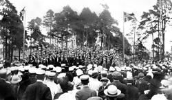Sangerstevne i Kulåsparken i Sarpsborg 1914.