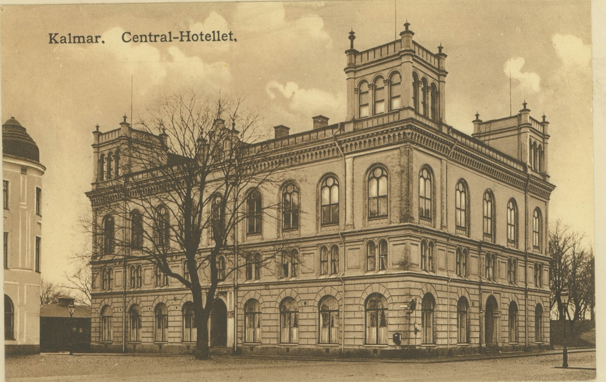 Frimurarhotellet i Kalmar vid 1900-talets början.