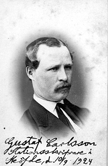 Gustaf Carlsson. Västergötlands museum / DigitaltMuseum