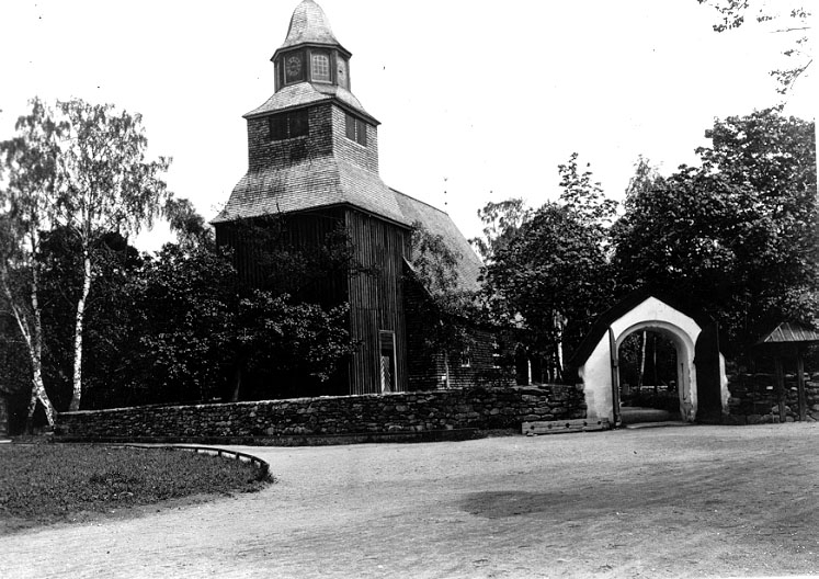 Seglora kyrka på Skansen.