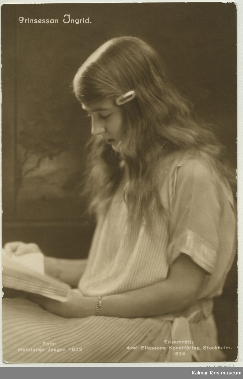VY0014.
Prinsessan Ingrid.
Foto: Hofatelier Jaeger 1923.