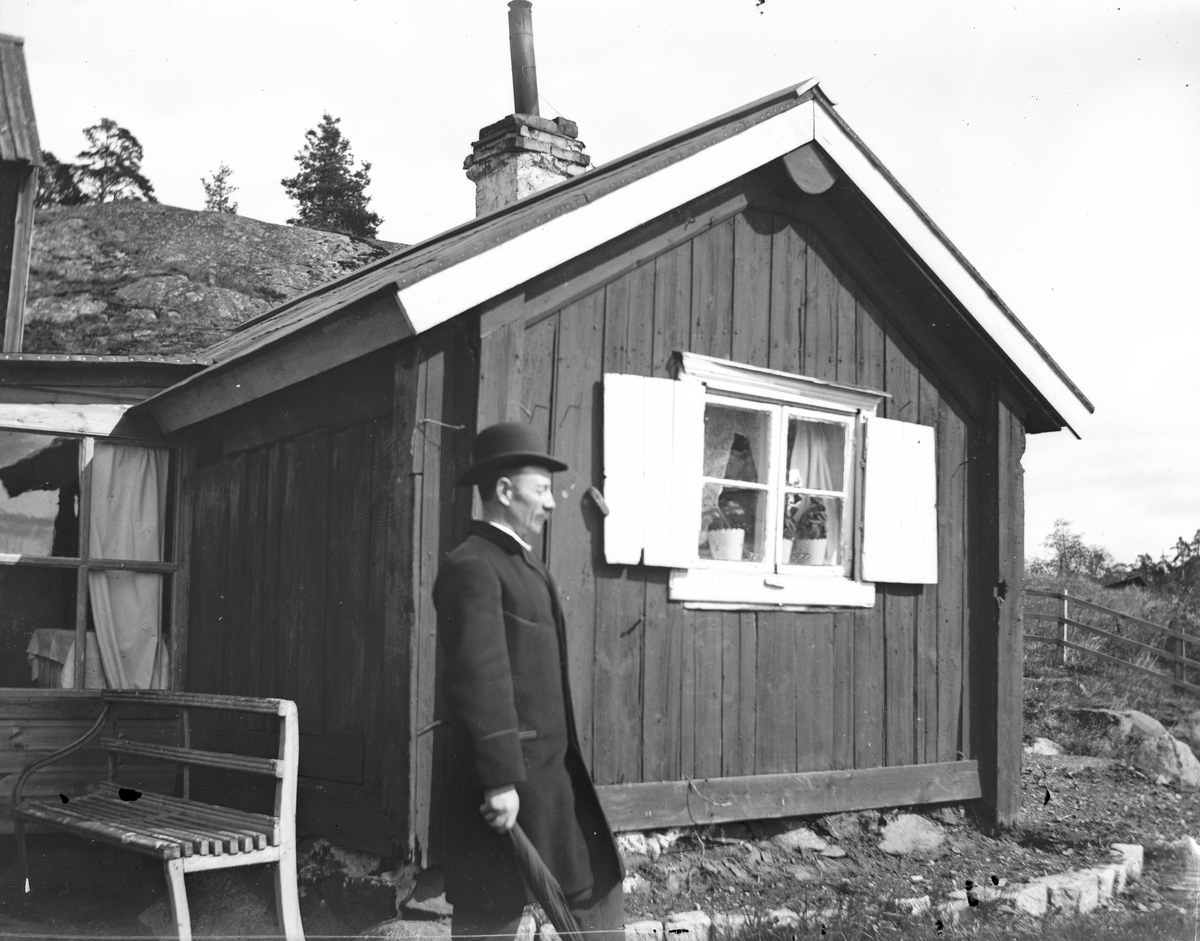 Anton Cassel vid Kappen på Hästholmen. Den 22 maj 1899