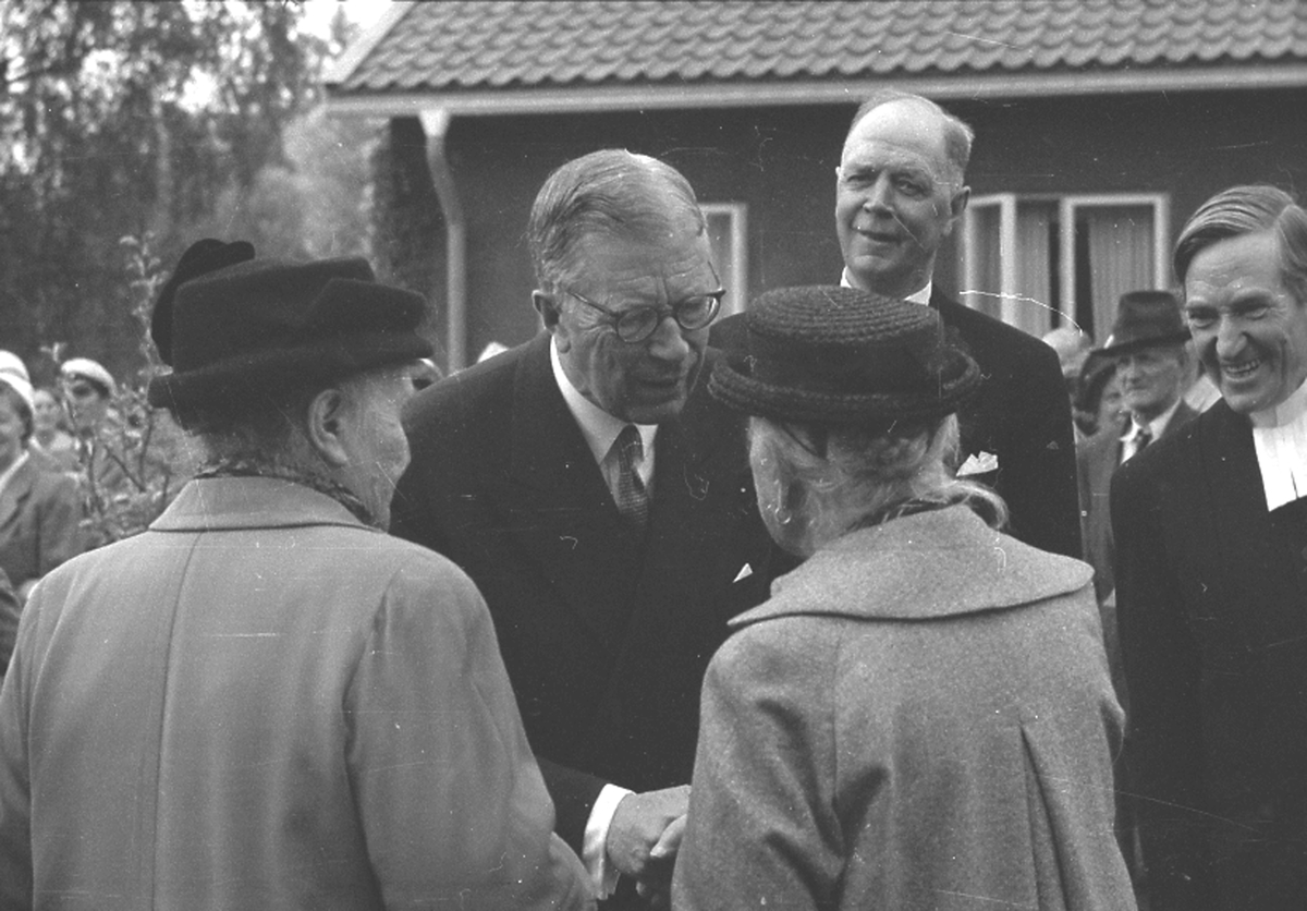 Kungabesök i juni 1955.
