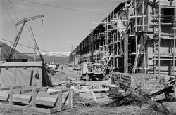 Aluminiumsverket under bygging.