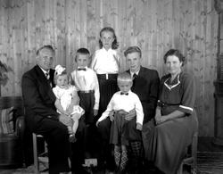 Fam. Bergslid. Magnus, Ingrid, Johan, Dordi, Anders, Magne o