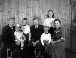 Fam. Bergslid. Magnus, Ingrid, Johan, Dordi, Anders, Magne o