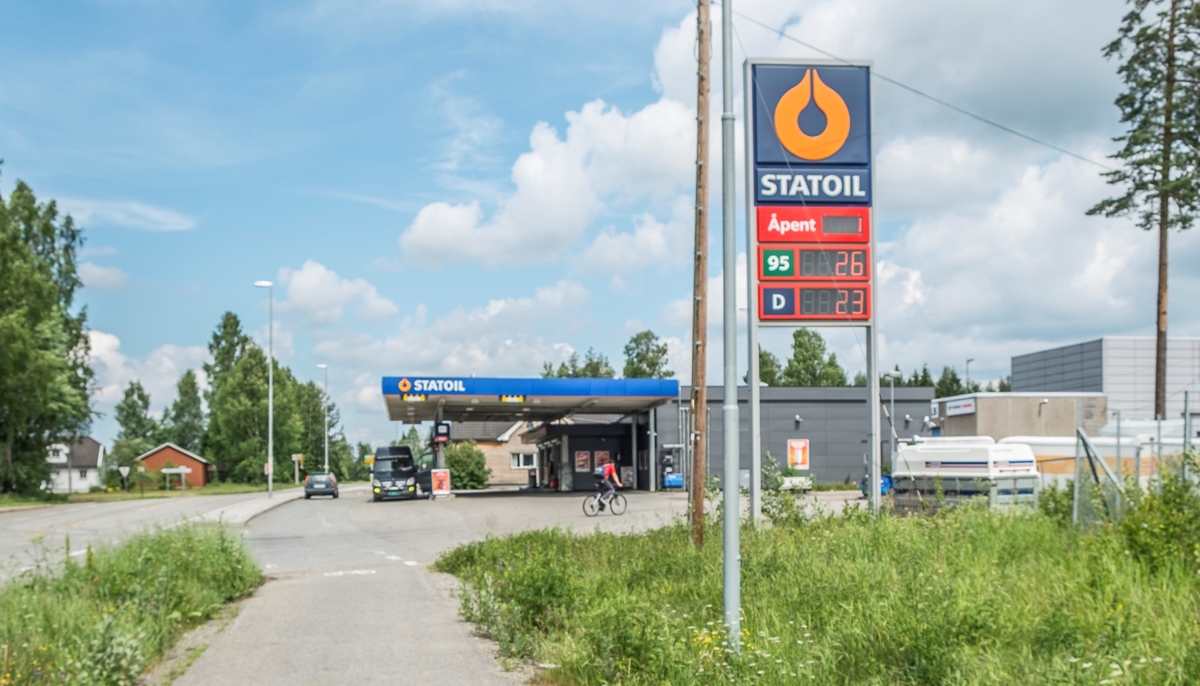 Statoil bensinstasjon Trondheimsvegen Jessheim Ullensaker