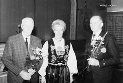 Personer, klær, bunad, blomster, Æresmedlemmer i Østerdal Un