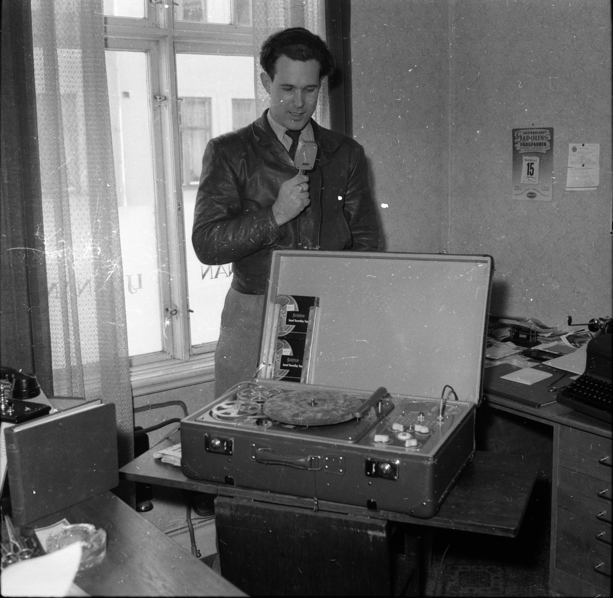 Bertil Åsberg. Teleradio.
1955