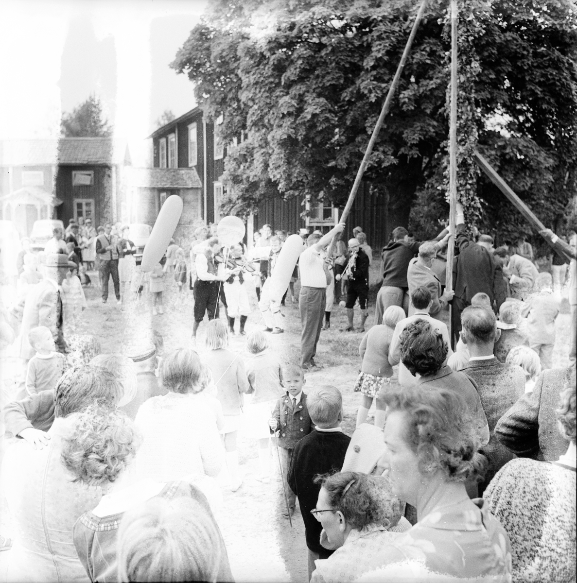 Hårga-logen,
Midsommarfest,
24 Juni 1966