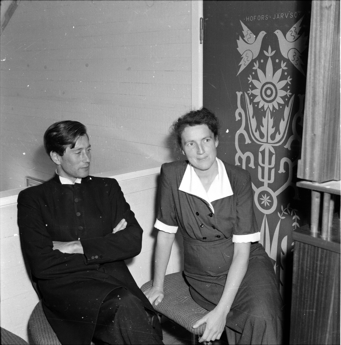 Undersvik,
Stiftsgården,
Pastoratskonferens,
1955