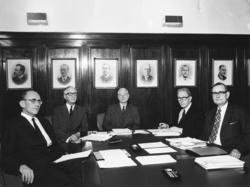 Postens første styre.