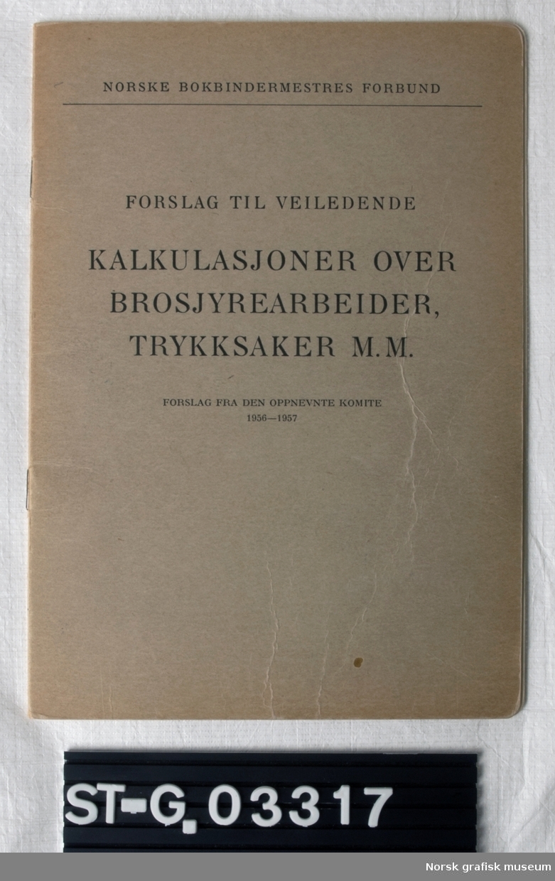 Nummerert nr.: 805, Oslo 1956-1957.