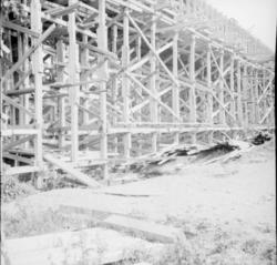 Gjenoppbygging av Vingnesbrua juni 1941.