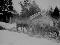 Sagbruk (hus), hester, Lensmannssaga, sagbua ved Hulta