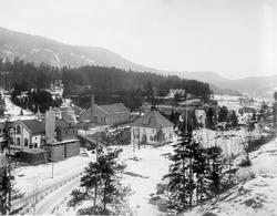 Tinfos-området sett fra øst.