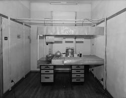 Fabrikkmodell. Tappe- og lagerstasjon for NH3. Fordampningsa