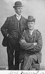 Portrett av to menn. Ukjent, Olaf Grimsbo