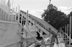 Storhamarlåven, Hedmarksmuseet, snekkere, takarbeid, stillas