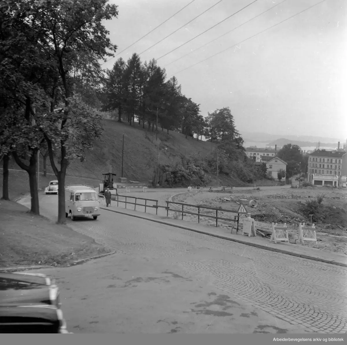 Tøyen: Økernveien. September 1960