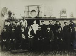 Mannskapsbilde på DS Geira 1912