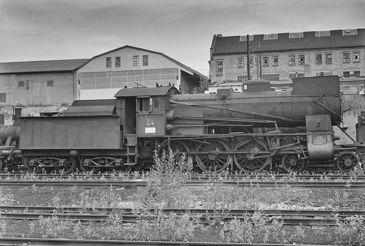 Utrangert damplokomotiv type 30b nr. 356 i Lodalen i Oslo.