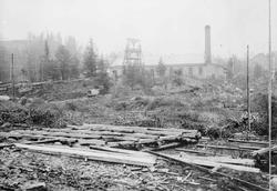 Repro: Byggetomt ved Det Norske Metalvalseverk, Lillehammer.