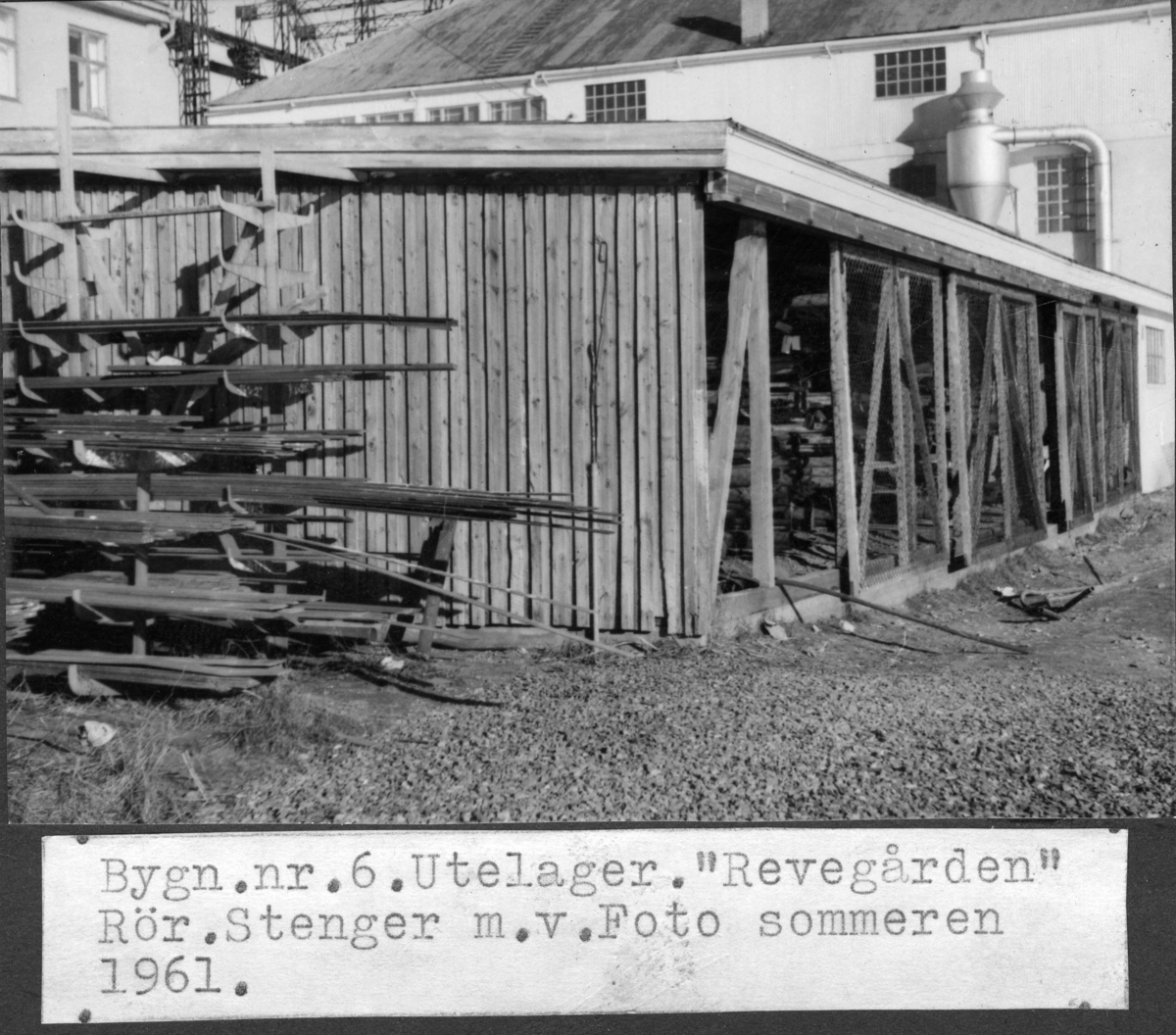 Bygg nr. 6 ved LMV - malerverkstedet.