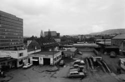 Sandaker. Nedre del av saneringsområdet. April 1970