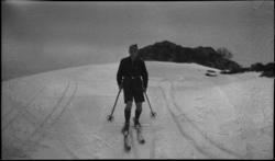 Skitur Brekken Turisthytte. Lindtner, Otto Olsen. 25.-26.apr