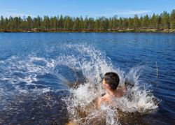 Bilder fra Blokkodden Villmarksmuseum ved Drevsjøen i Engerd