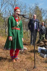 Åpning av Daniel Mortensons vinterboplass ved Kjerran på Val