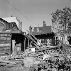 Rødfyllgata. Sanering. September 1956